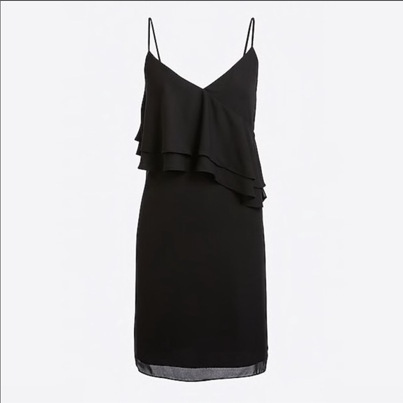 J. Crew Factory Dresses & Skirts - J. Crew NWOT Ruffle Cami Dress 6 Black